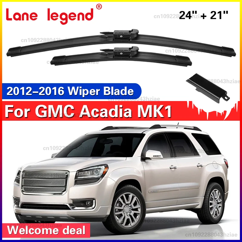 Para GMC Acadia MK 1 2012-2016 parabrisas ventana 24 "+ 21" 2012 2013 2014 2015 2016 limpiaparabrisas delanteros