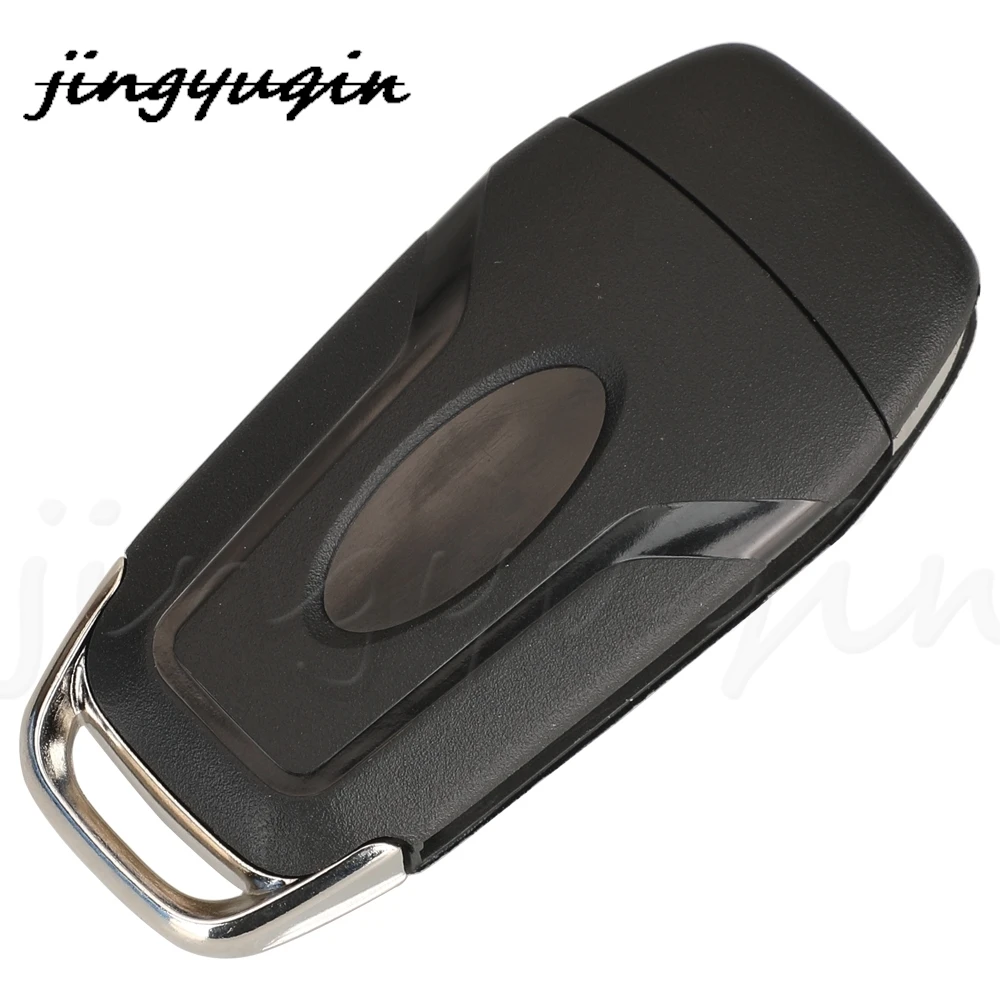 jingyuqin 2/3/4Przyciski Składany zdalny kluczyk samochodowy do Ford Focus Fusion Mk2 Mk7 Explorer Ranger HU101 Blade