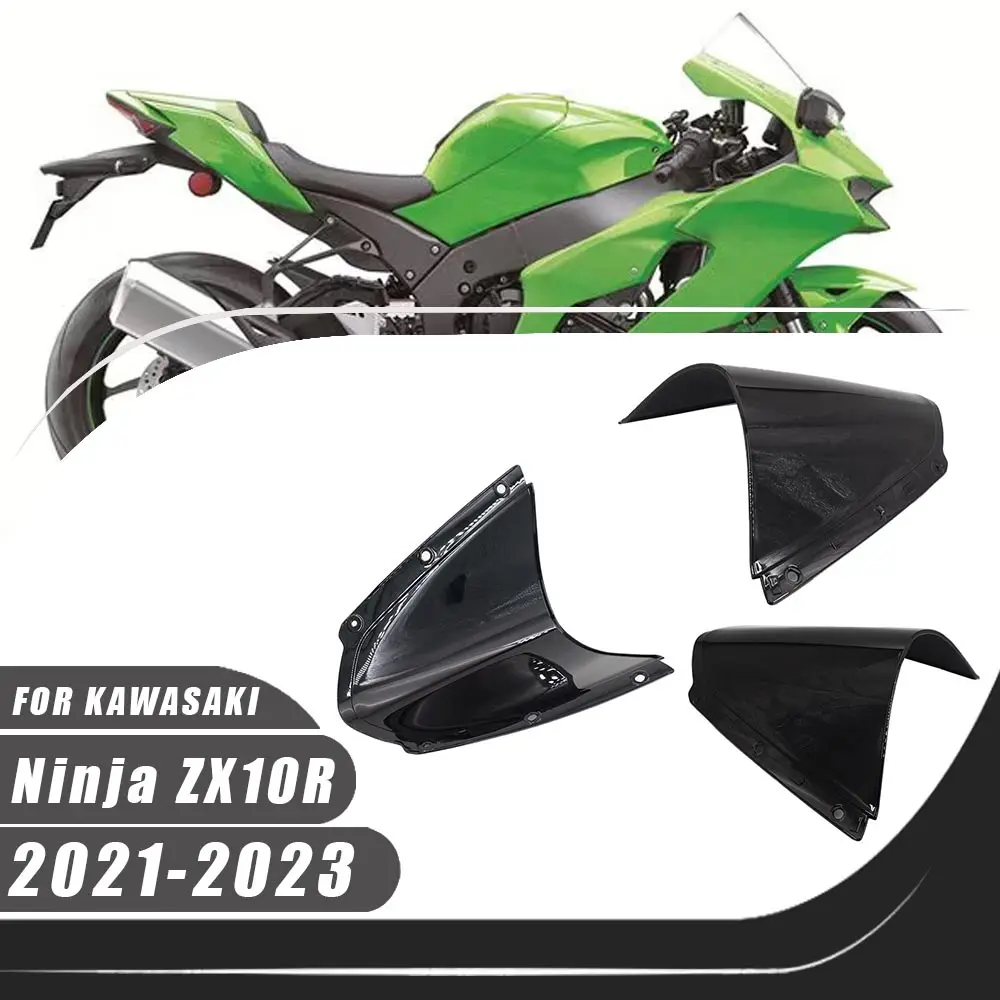 

For 2021-2023 Kawasaki Ninja ZX10R ZX-10R 2023 2022 2021 Motorcycle ABS Windshield Windscreen Wind Deflectors