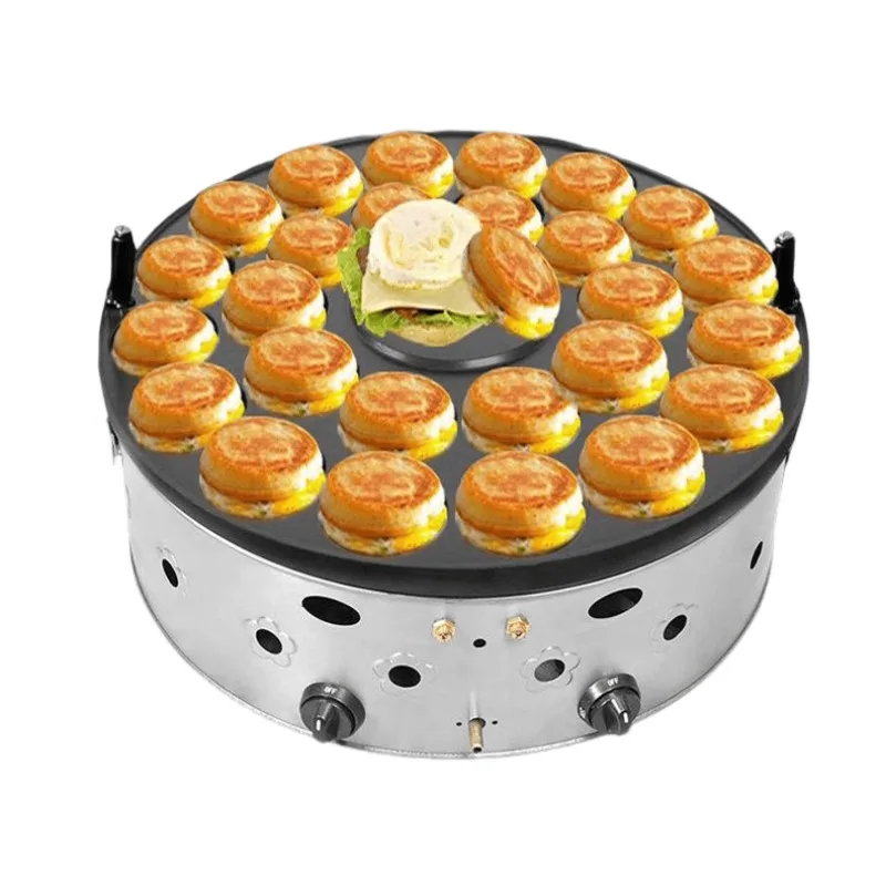 Rotating commercial wheel cake machine gas egg burger oven