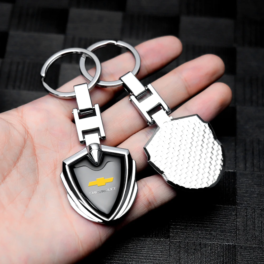 1pc Metal Car Nylon Keychain Strap Key Rings Pendants Auto Accessories For Chevrolet Cruze Captiva Trax Malibu Tahoe Spark Aveo