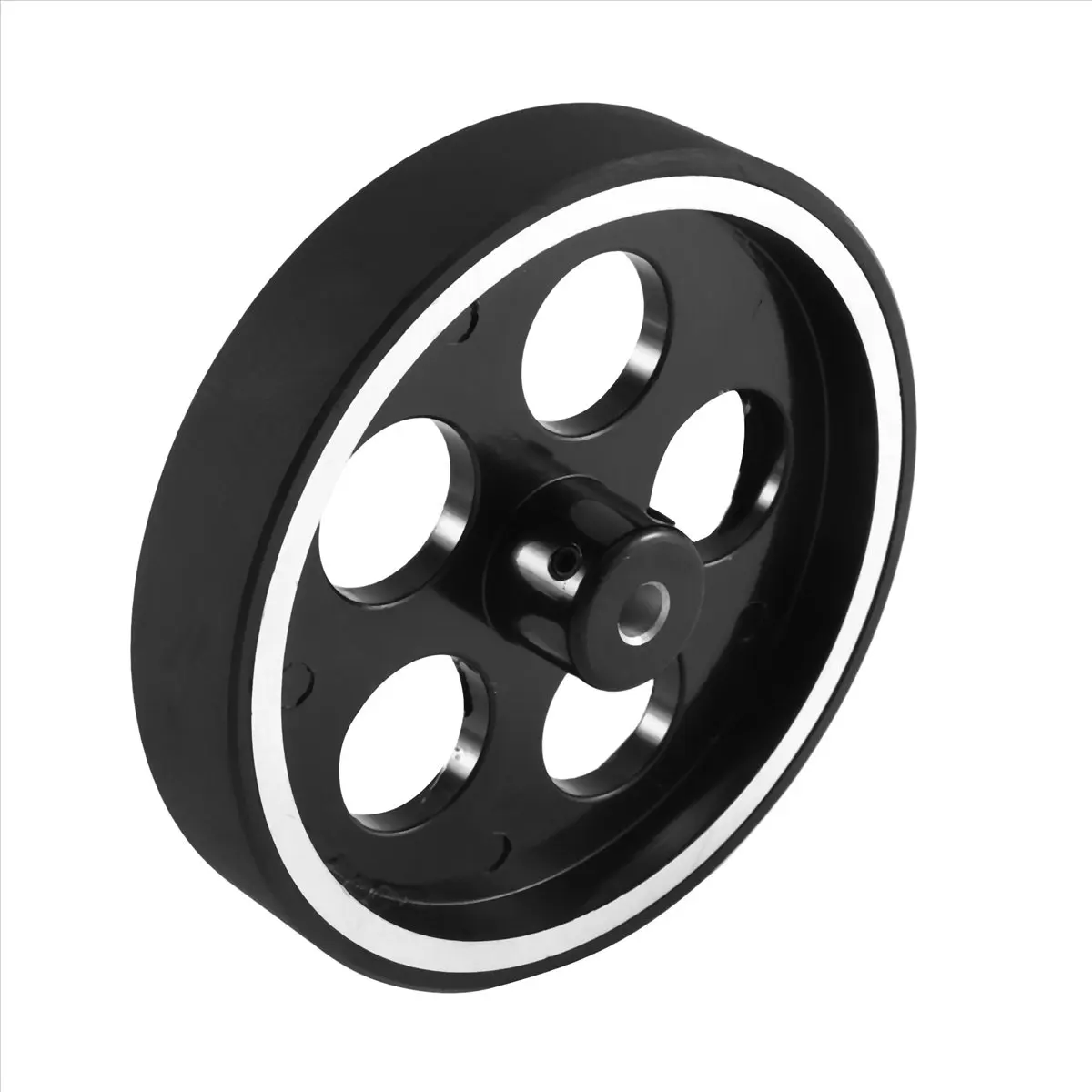 *A* 300mmX6mmX18mm Industrial Aluminum Rubber Measuring Encoder Meter Wheel for Industrial Encoder Encoder