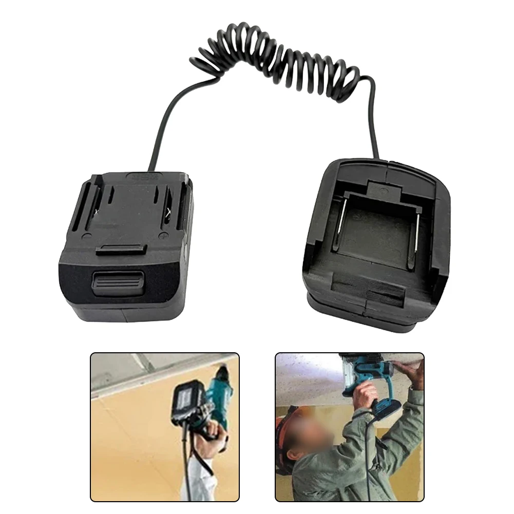 Lithium-ion Battery Adapter Converter Extension Cable Elastic Extension Cord Battery Expansion For 18V Batteries Power Tool