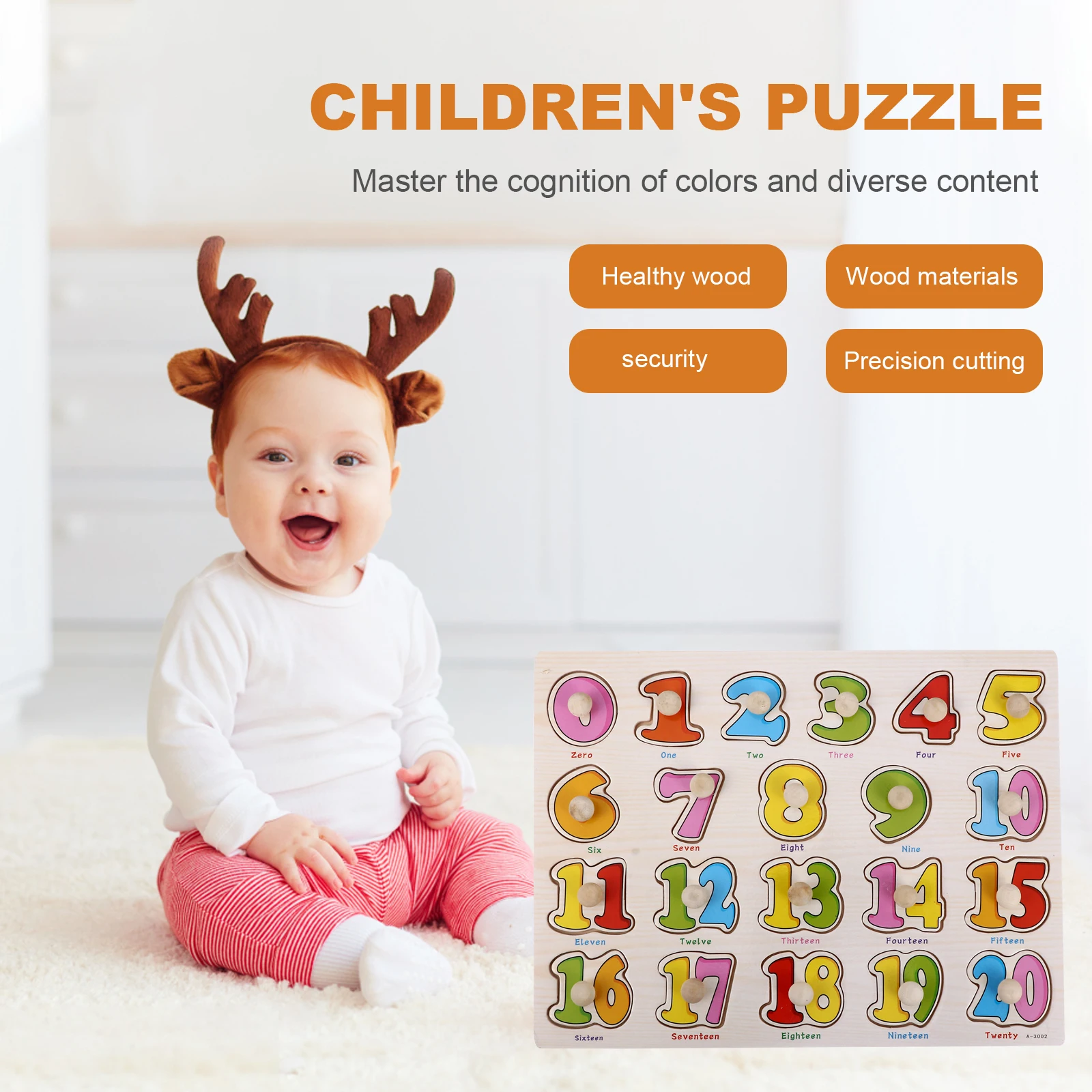 1 set 1 set puzzle educativo per bambini apprendimento precoce gioco del cervello puzzle in legno per bambini puzzle in legno giocattolo