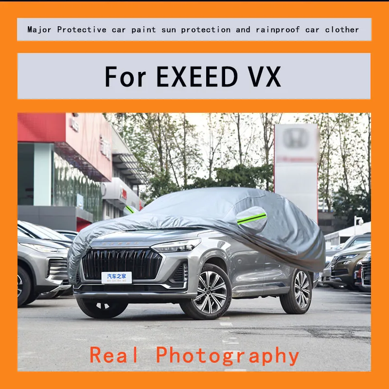 

﻿﻿For EXEED VX Car Covers Outdoor Waterproof Dustproof Sun Rain Snow Protection Thick Oxford Cloth Full Outer Cover