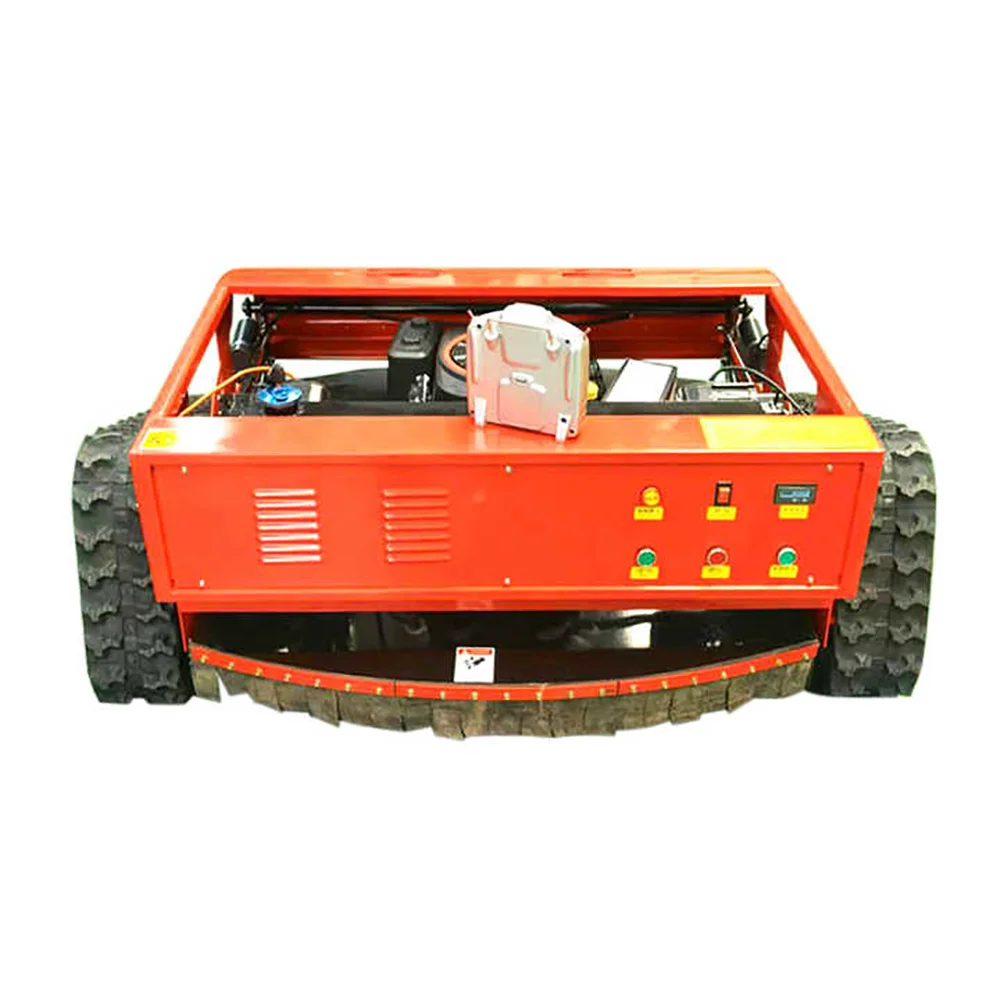 Benzin-Rasenmäher, 800/1000 mm, Grasschneidroboter, Benzinmäher mit Fernbedienung für Rasen, Wasteland