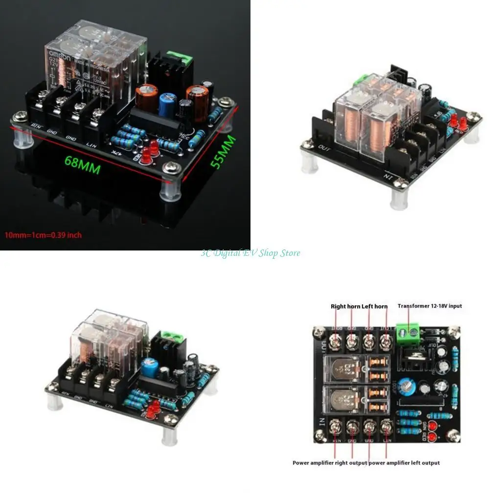 placa-controle-seguranca-alto-falante-e74d-ac12v-18v-com-protecoes-corrente-continua-atraso-energia
