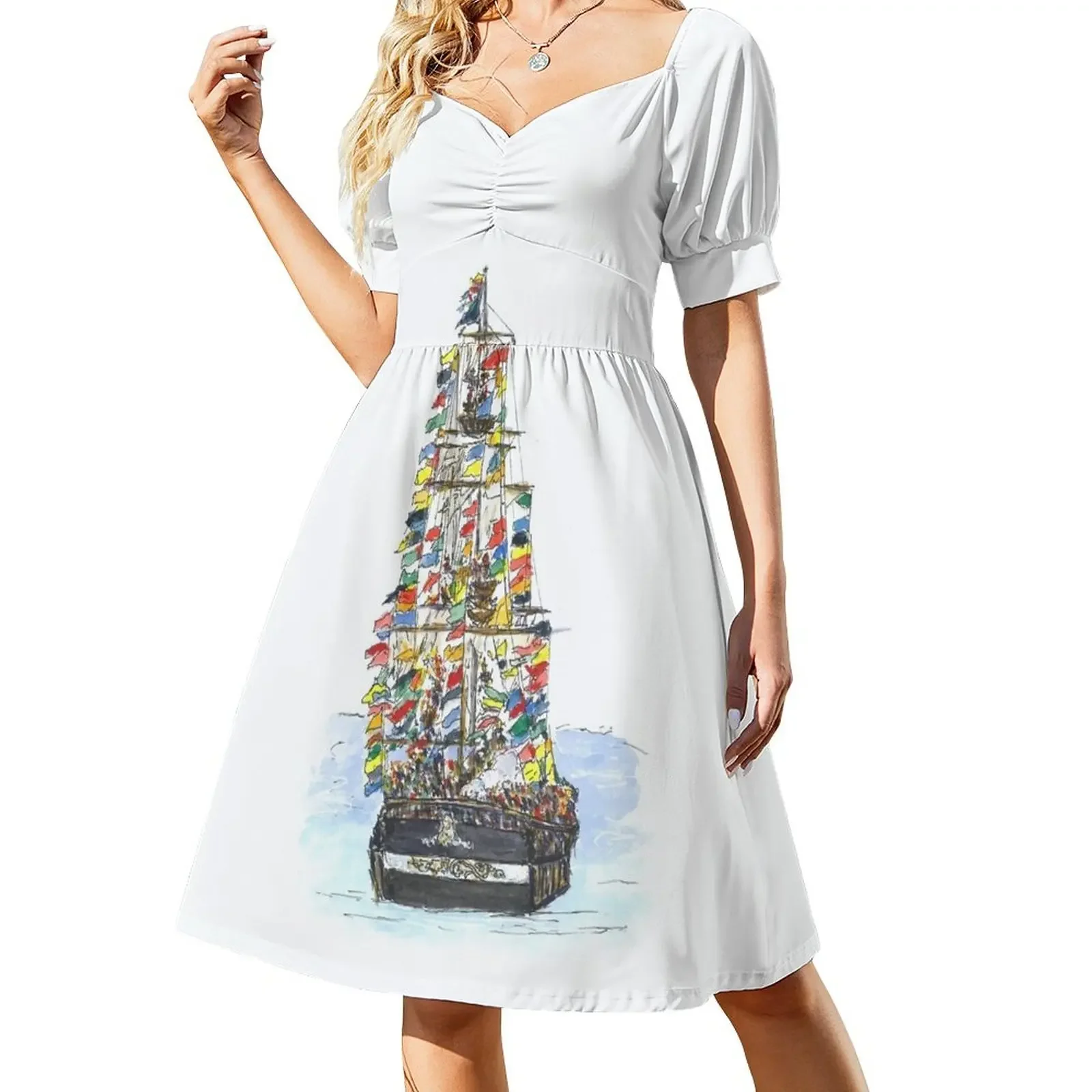 

Gasparilla Pirate Festival, Tampa Short-Sleeved Dress party dress women elegant luxury dresses for official occasions