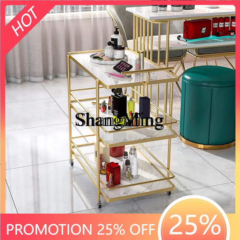 FG good-looking  beauty cart trolley beauty salon storage mobile cart rack
