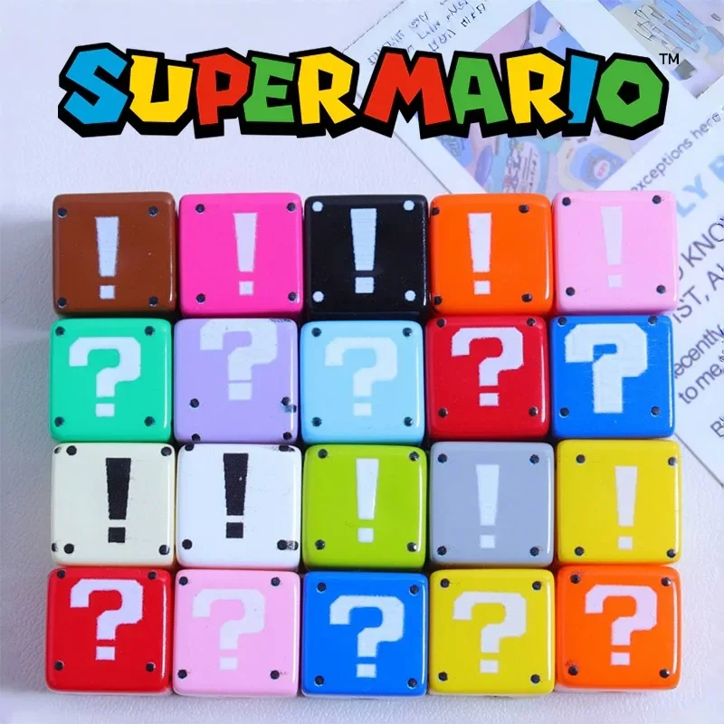 

Супер Марио DIY украшения мультфильм вопросительный знак кирпич кулон изготовление ювелирных изделий подвески наклейка для девочек ремесла материалы аксессуары