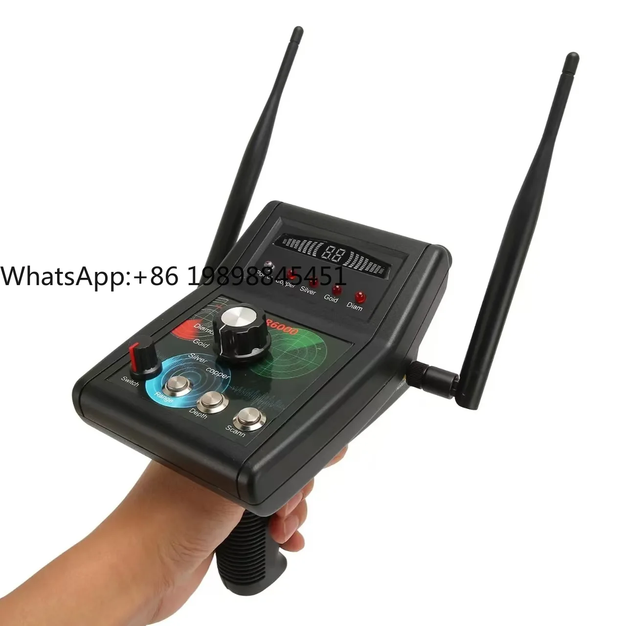 

All-in-One GR6000 Underground Remote Positioning Metal Detector Outdoor Search Gold Silver Coins Copper Coins Diamonds