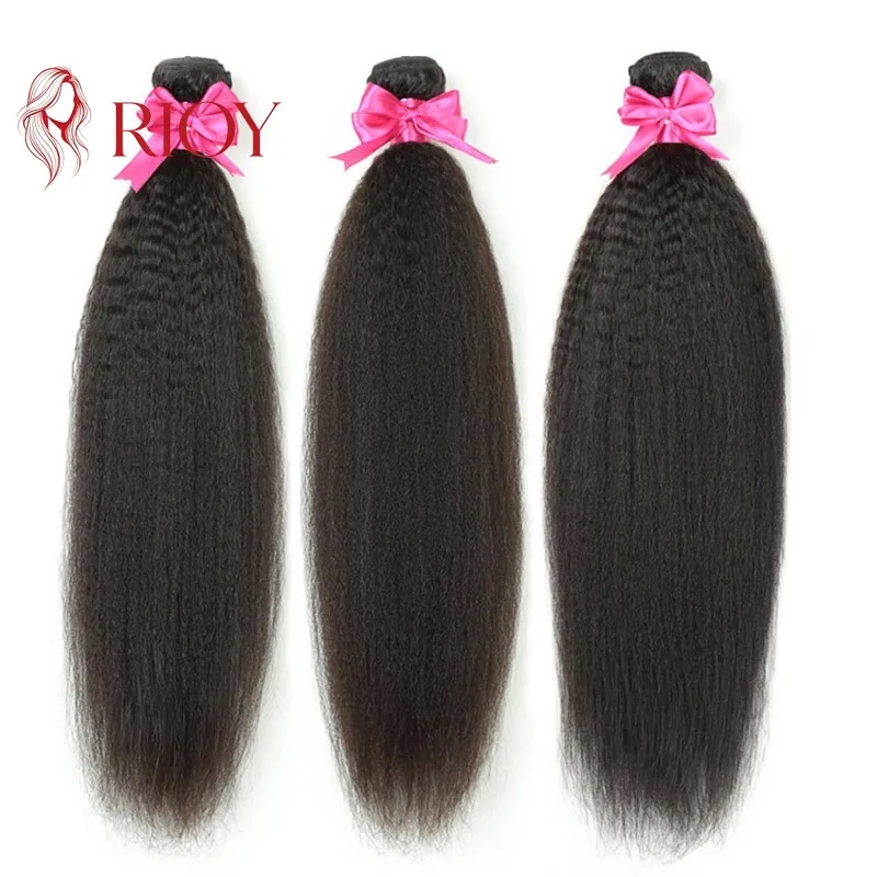 30-inch-natural-color-kinky-straight-human-hair-bundle-1pc-virgin-remy-hair-weaving-no-shedding-tangle-for-black-women-sew-in