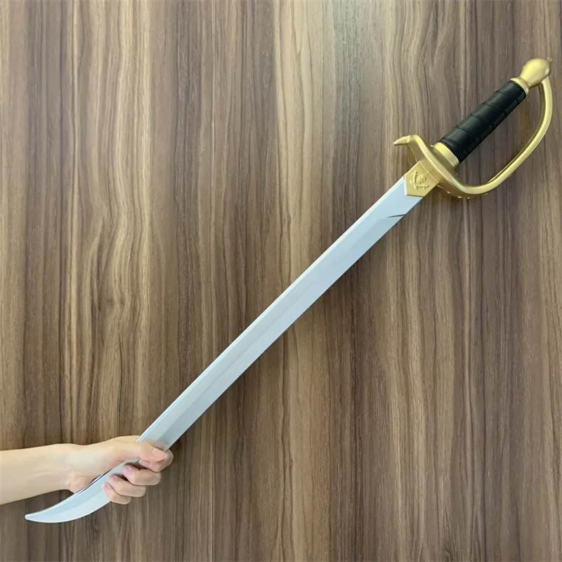 Cos Gift 1:1 Cosplay Pirate Captain Sword Prop Weapon Role Playing Cos Pirate Ghost Thunder Knife Sword PU Prop Model Toy 76cm