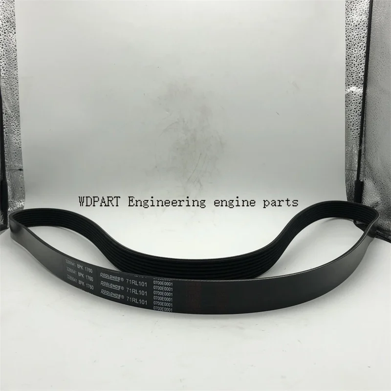 3289257 3926856 3289941 3955170 8PK1760 V Ribbed Belt For Cummins Engine 6BT QSB 5.9 QSM11 QSX15 NTA855 KTA19