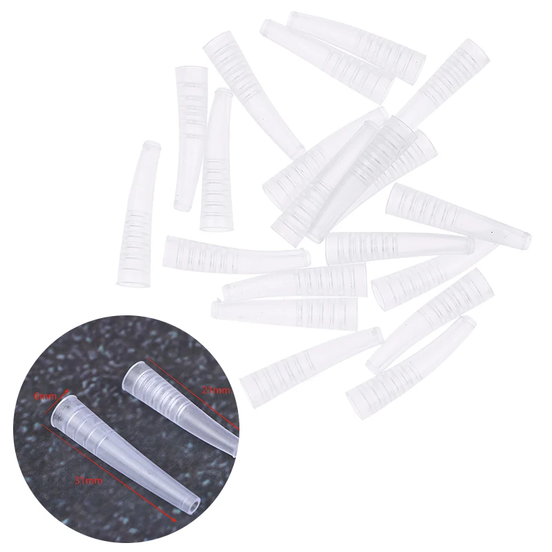 Neue 10/20Pcs Wimpern Pinzette Silikon Abdeckungen Pinzette Tipps Schützen Fall Verhindern Hit Wimpern Verlängerung Liefert Zubehör