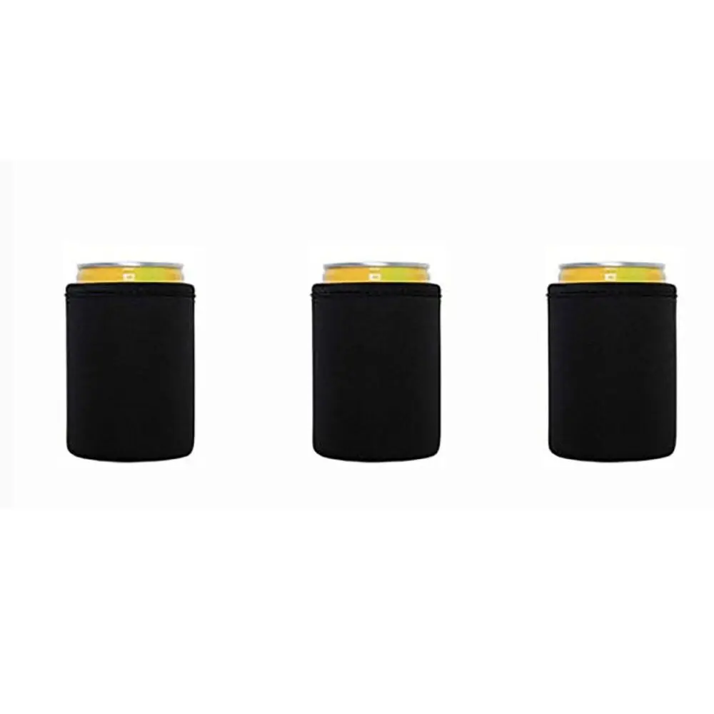 

3Pcs Portable Soft Beer Can Cooler Sleeve Reusable Insulated Beer Can Cooler Keep Warm Holder Kettle Cover