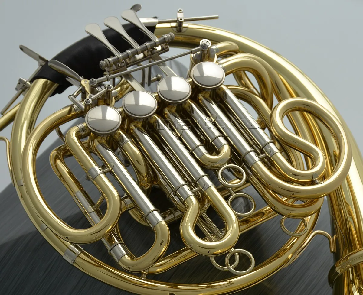 High quality Brass Lacquered Triple French Horn Bb/F High F Detachable Bell
