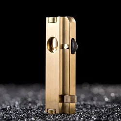 Made in China Solid Copper 145g Kerosene Gasoline Lighter Special Model Three Sides Fire Ignition Pipe Cigarettes Smoking Gift