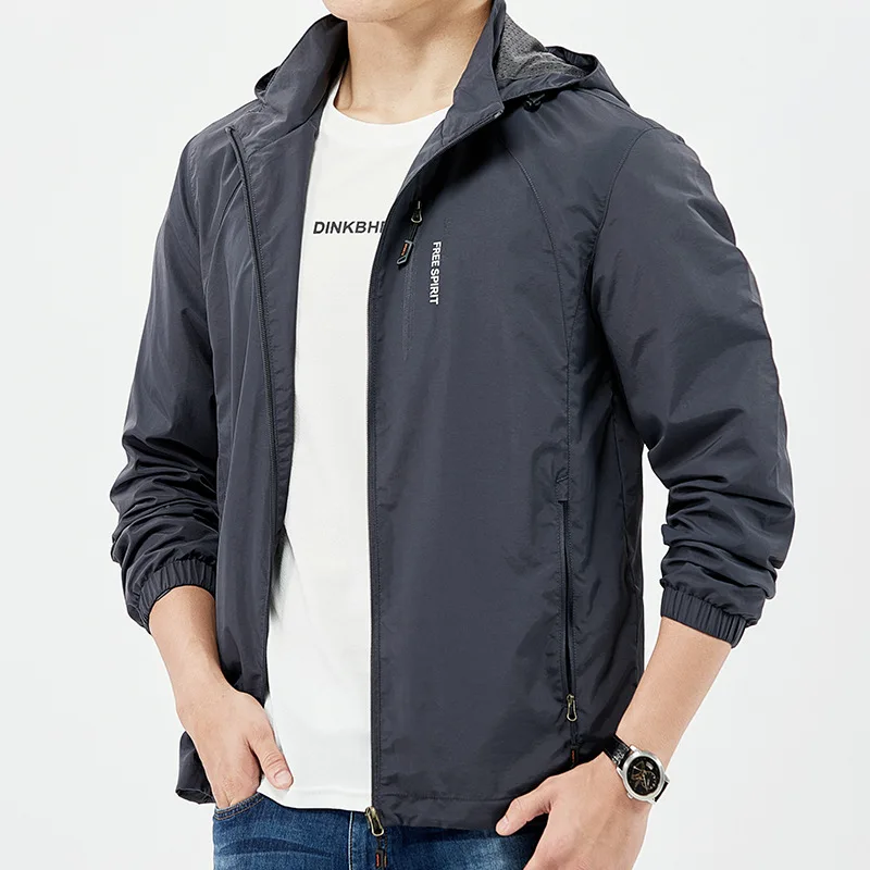 

Men Outdoor Hiking Jackets Waterproof Hooded Windbreaker Jacket Coats Men 2022 Spring Autumn Tactics Military Jackets Male M-5XL