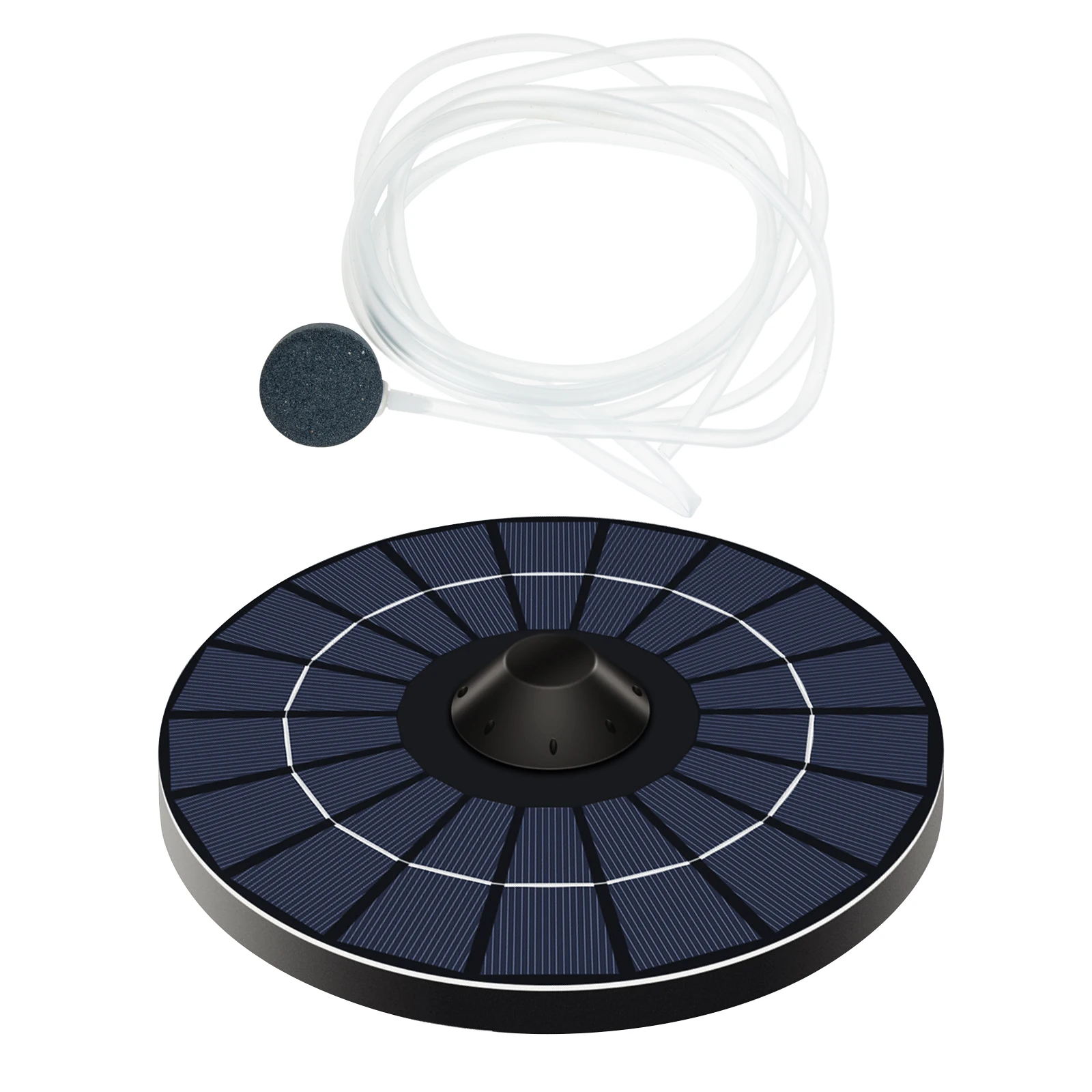 

Oxygen Pump Floating Pond Aerator Pump Oxygenation Pool Fish Tank Hydroponics ABS Noise Reduction Solar Panel Clean