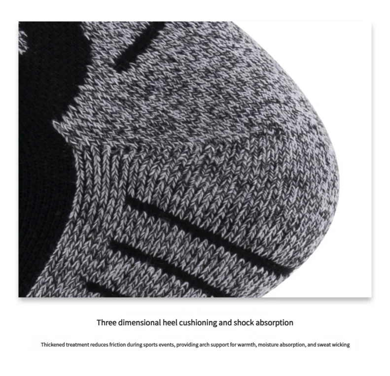 8 пар лыжных носков, мужские и женские теплые носки с длинными трубками, спортивные зимние носки с толстым полотенцем, походные носки, носки для выступлений