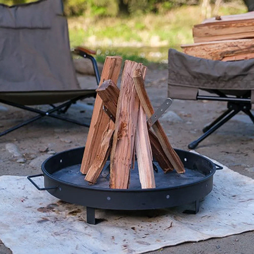 Camping Firewood Rack Portable Outdoor Fire Pit Holder Camping Accessories