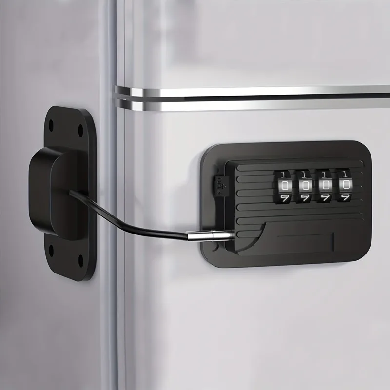 Password Refrigerator Door Lock Anti Opening Safety Lock For Fridge Freezer Kitchen Cabinets Drawers