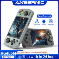 ANBERNIC RG405M Retro Handheld Game Console 4 inch IPS Touch Screen T618 CNC/Aluminum Alloy Android 12 Portable Player 3000+Game