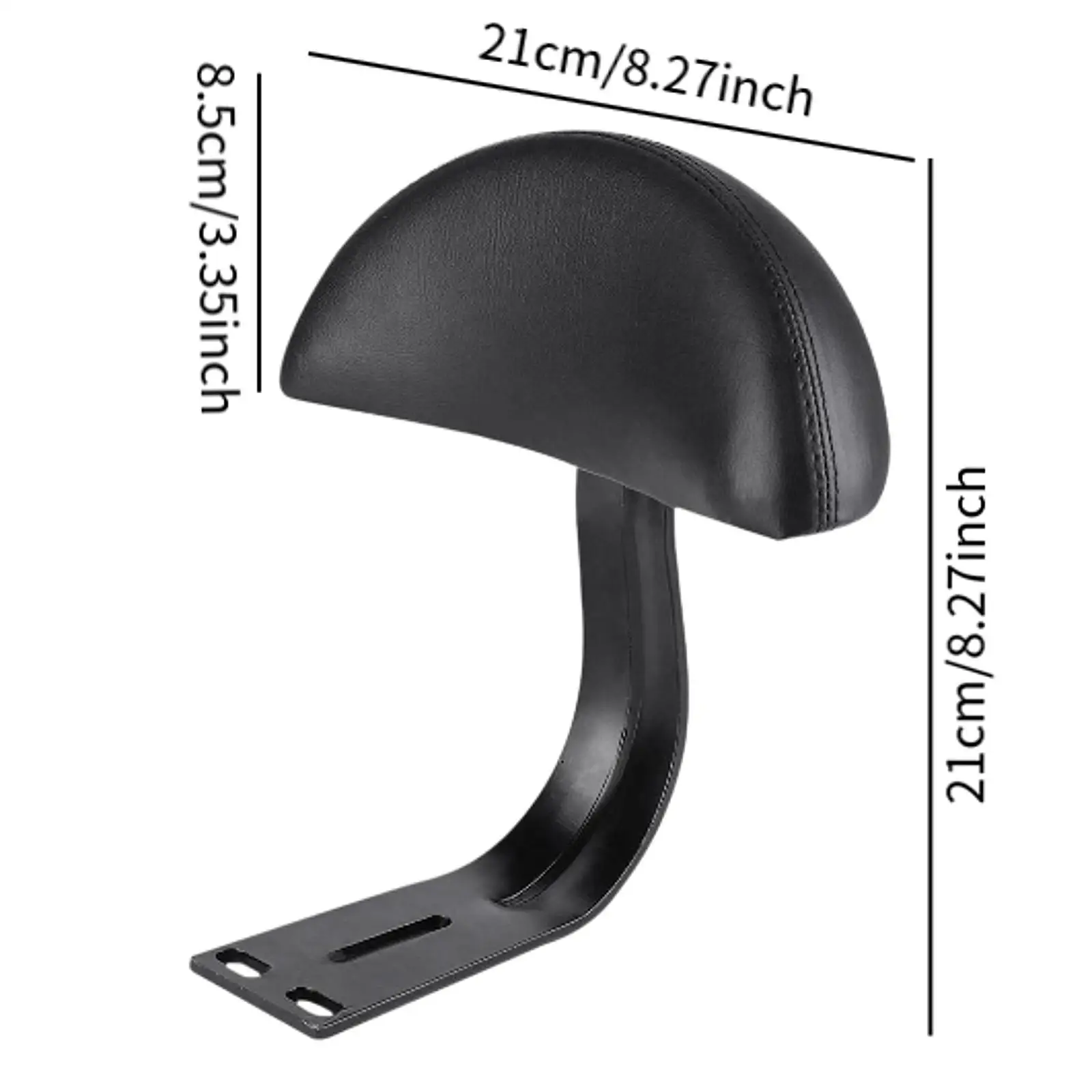 استبدال مسند الظهر للدراجات البخارية الكهربائية للدراجة الكهربائية باللون الأسود القابل للفصل ومريح وعملي من سيسي بار