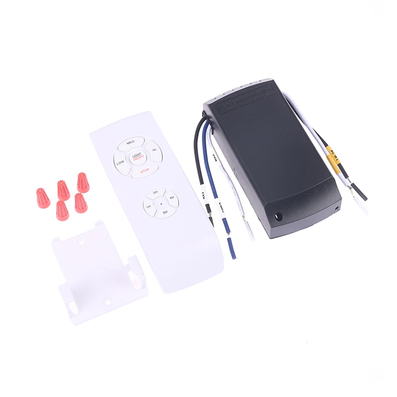 220V Ceiling Fan Lamp Remote Controller Kit Remote Switch Control Parts Compatible with Most Ceiling Fan and Lamp