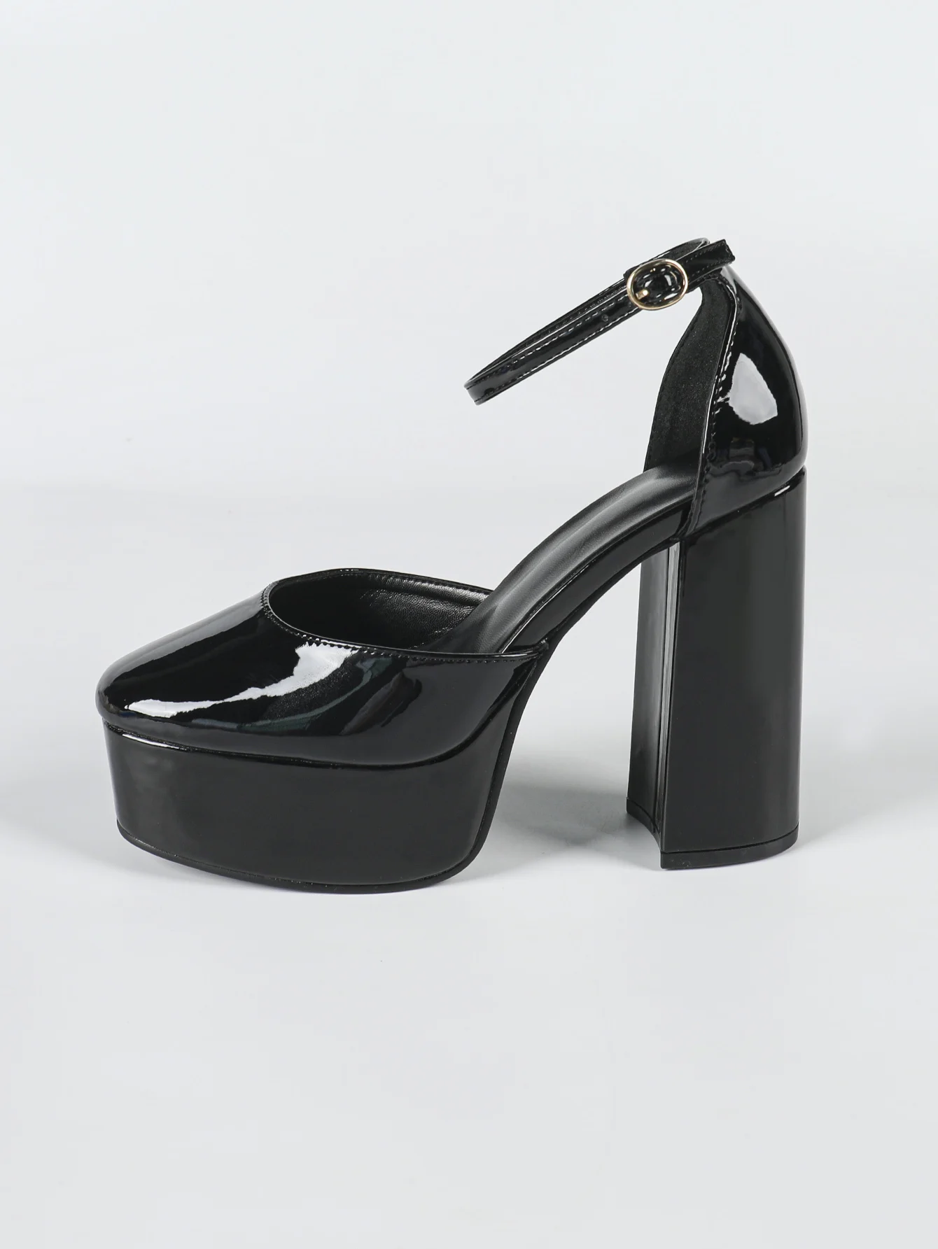 

2025 New Thick-Heeled Waterproof Platform High-Heeled Women's Shoes One-Shoulder Wedding Shoes Banquet Shoes Mary Jane Shoes