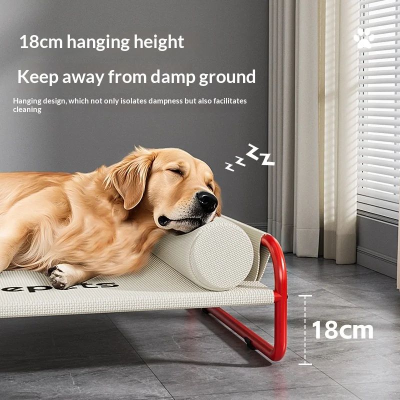 

Elevated Dog Bed Cooling Mesh Washable Pet Cot Outdoor Indoor All Season Medium Large Dogs Dog Beds for Large Dogs Dog Bed