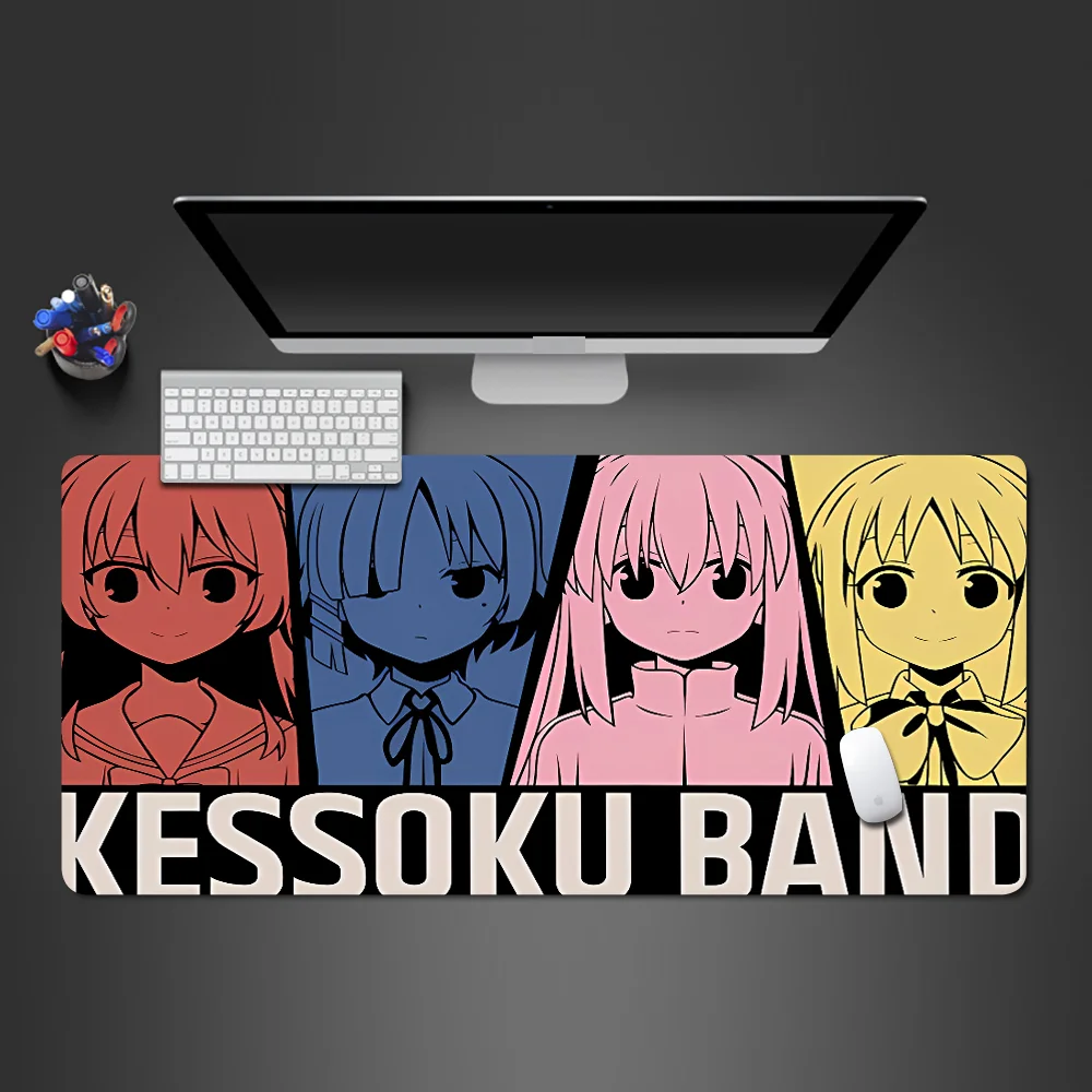 kessoku band Porky Anime Mat Gaming accessories Mouse pad for players Table decoration table mat for players 900x400 Kawaii