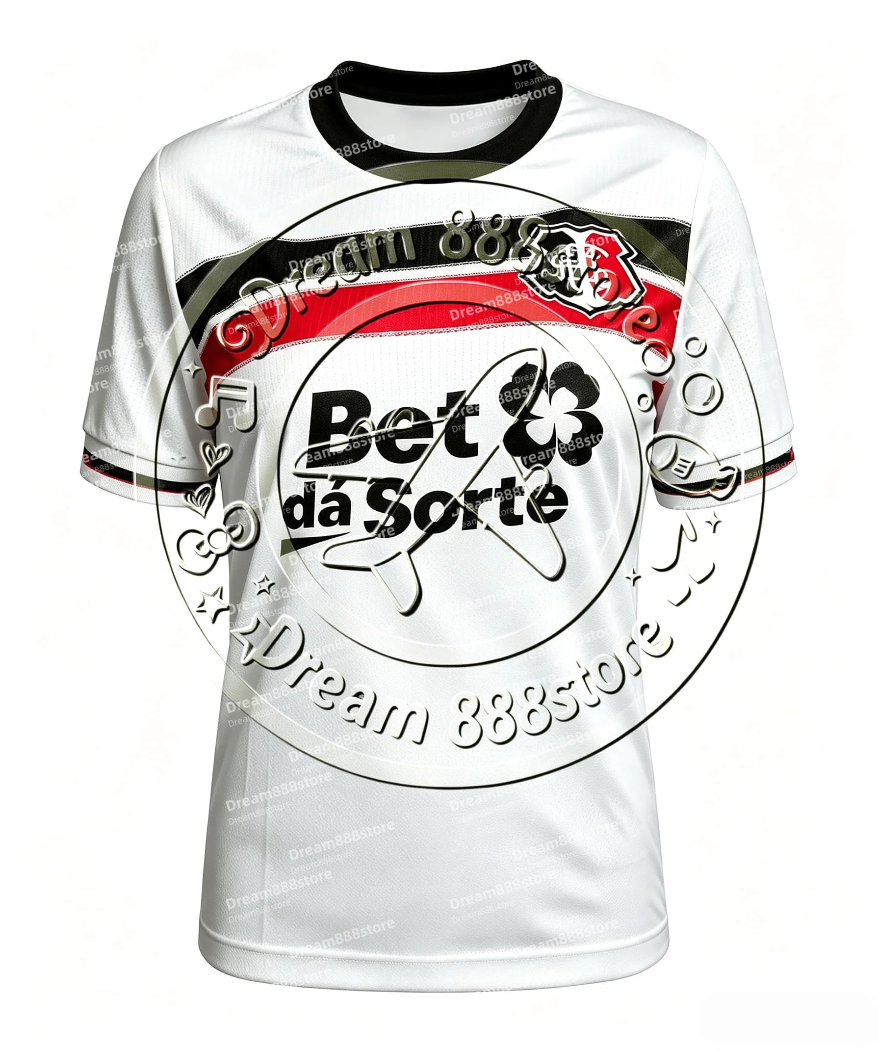 Santa Cruz FC 2026-27 Auswärtstrikot Herren Schnelltrocknendes Mesh-Fußballshirt Fans Kurzarm Sport-Trainings-T-Shirt – Detail 3