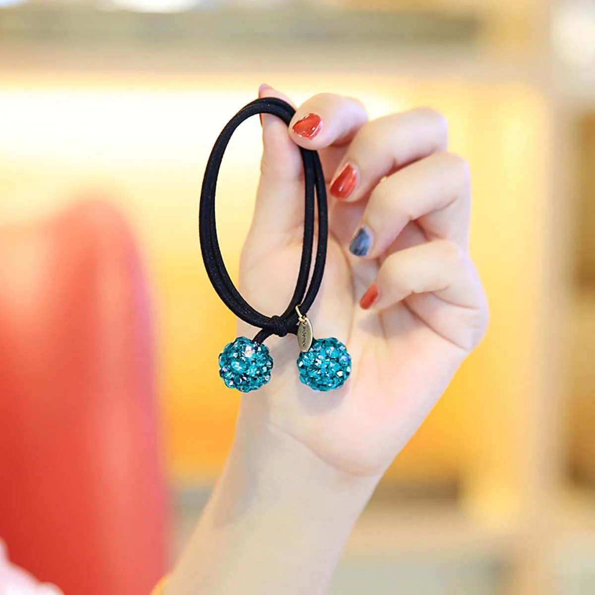 20pcs 10Mm Rhinestone Spacer Beads Crystal Round Drilling Balls For Diy Jewelry Making Shamballa Bracelets Craft Decoration