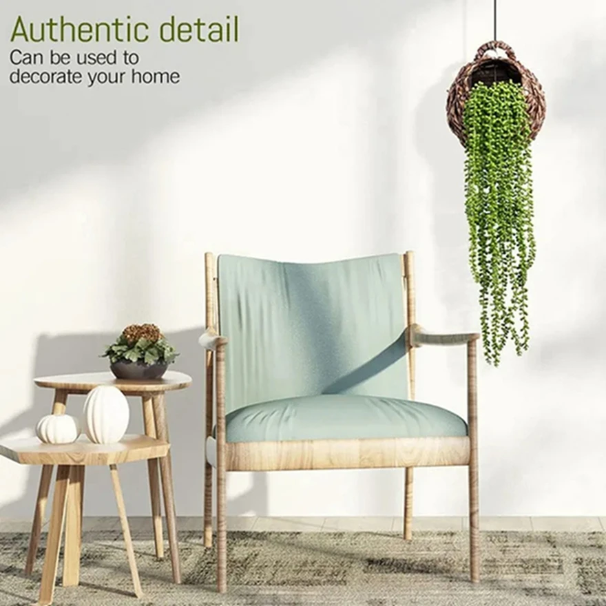 

1Pc Fern Artificial Plastic Plants Vine Christmas Trees Accessory Home Delicate Living Room Decor Wedding Arch Photography Props