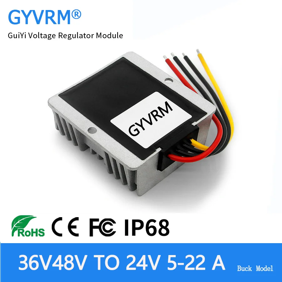 DC DC 36V 48V do 24V 5A 10A 15A 20A 22A Step Down Model 30-60V do 24V 500W przetwornica IP68 Woterpoof level