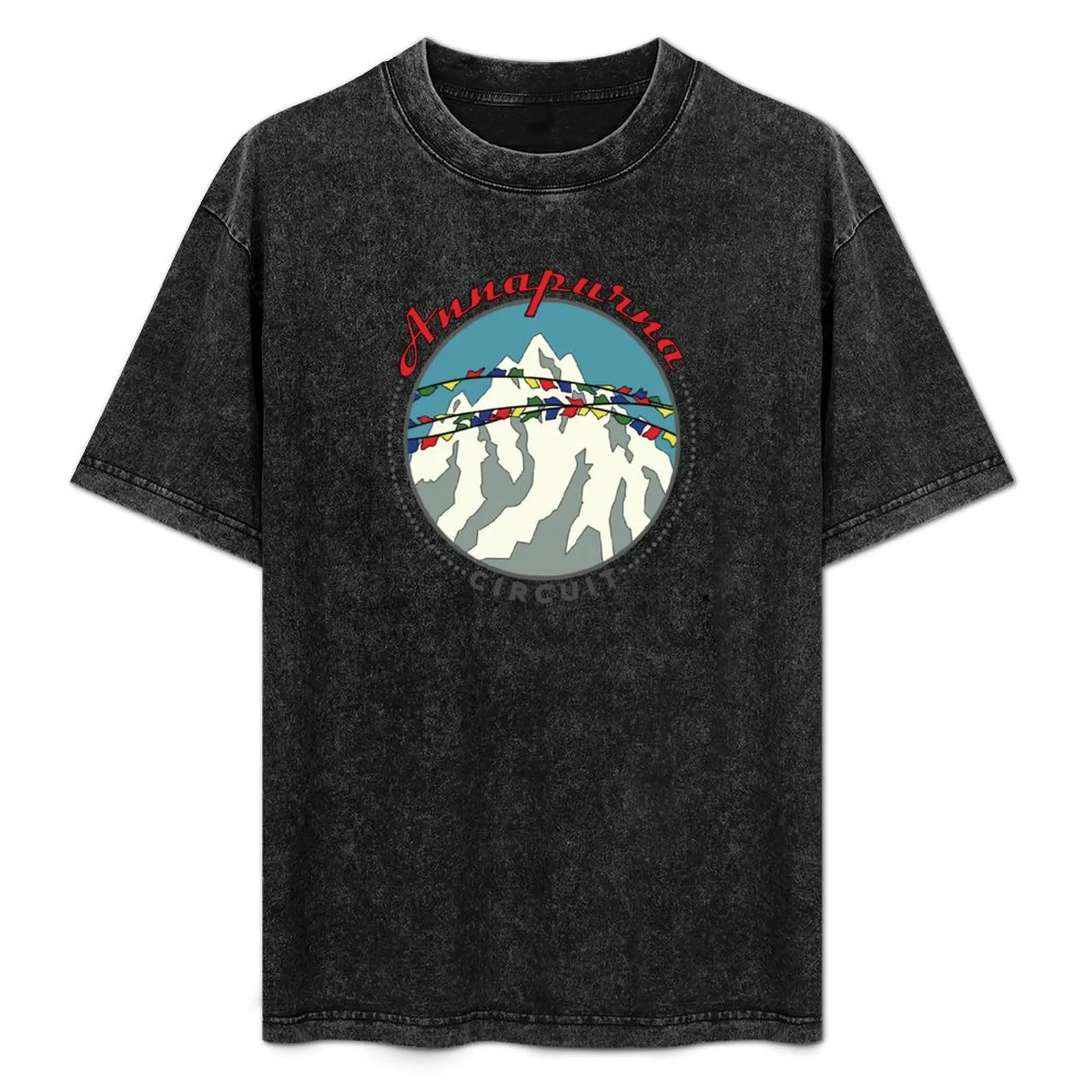 

Annapurna Circuit Hiking - Nepal T-Shirt Casual Minimalist Short Sleeve Top