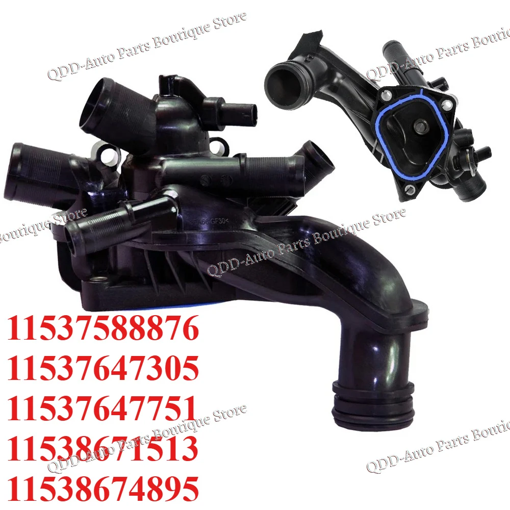 11537588876 11537647751 11538671513 11538674895 11537647305 For MINI R55 R56 R57 R58 R59 R60 Cooper Thermostat Housing Assembly