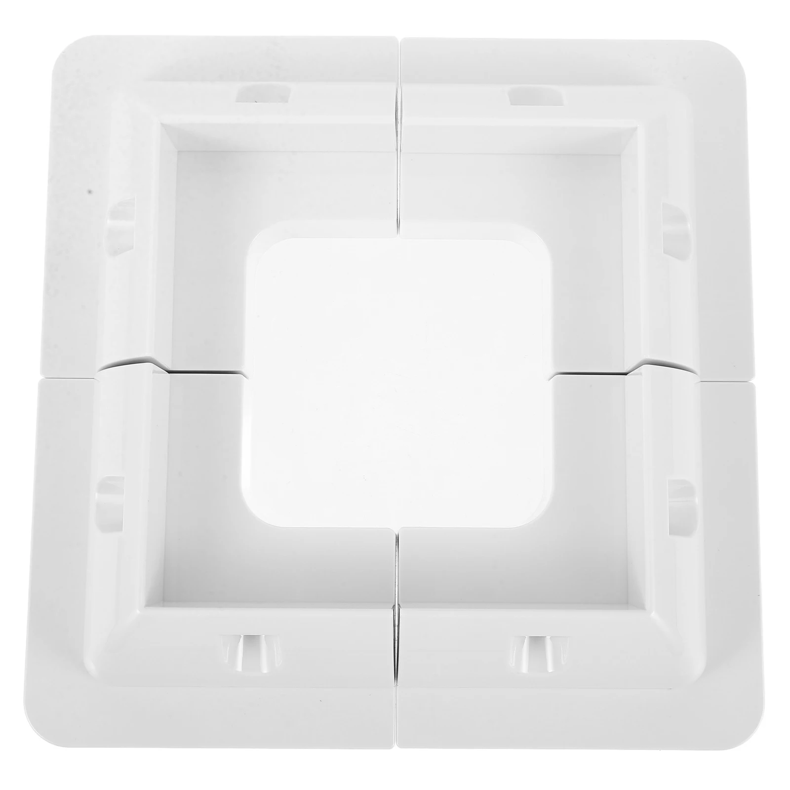 

4 Pieces Solar Panel Mounting Brackets for ABS Plastic Non Penetrating Installation Photovoltaic Stand Kit Hardware