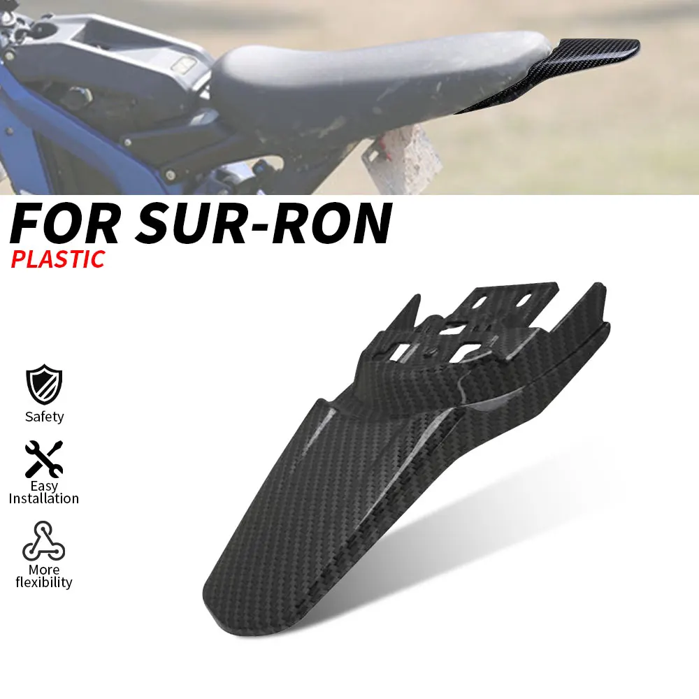 Guardabarros Trasero Extendido para Sur-Ron Light Bee S/X, Guardabarros Modificado para Motocicleta Eléctrica Todoterreno, Accesorios para Moto