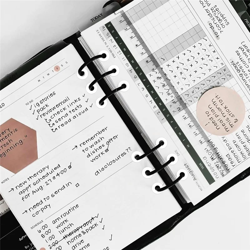 홀 펀치 보강 스티커 종이 구멍 보강 구멍 보강 스티커