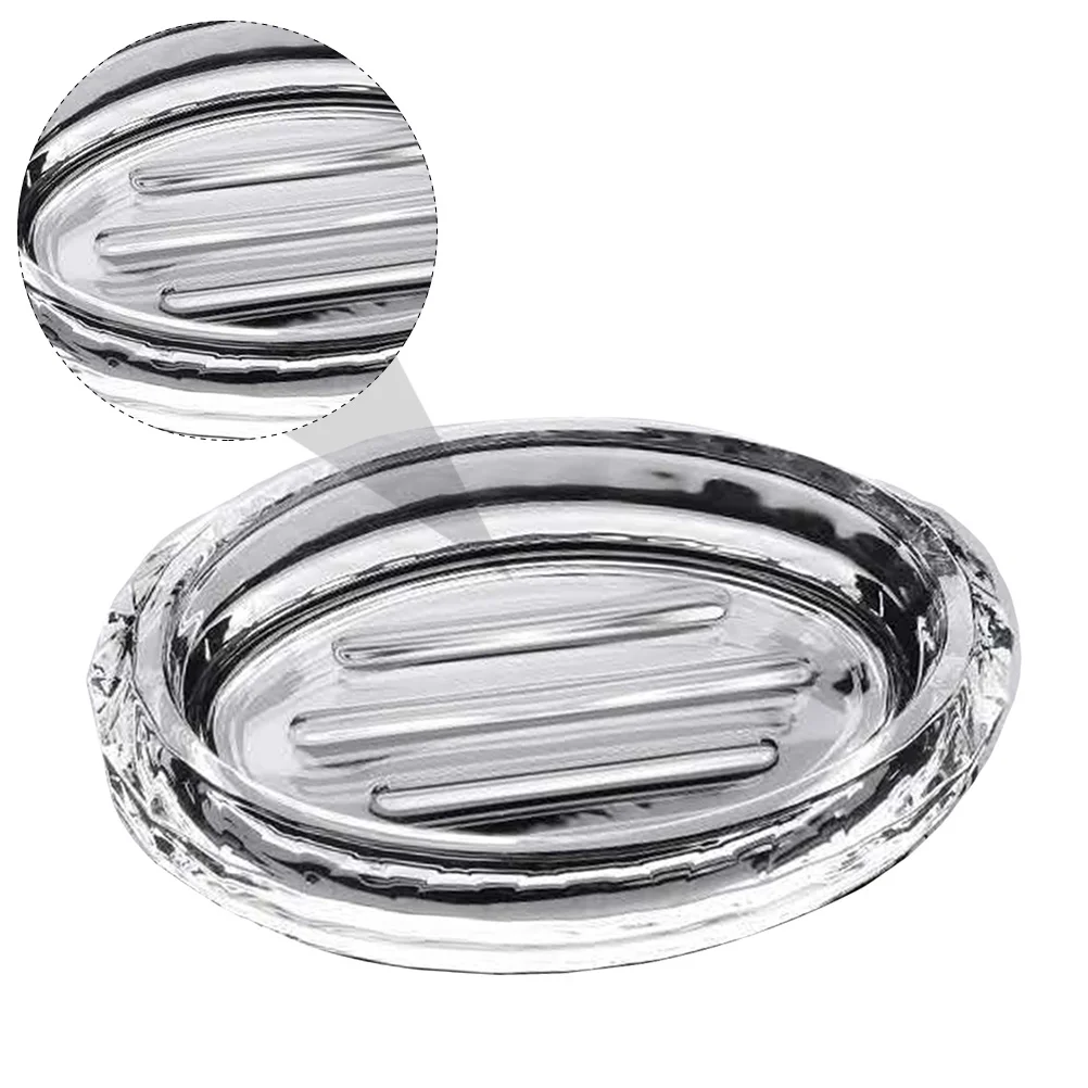 

Soap Box for Home Use Smooth Finish Waterproof ABS Material Toilet Soap Holder with Elevated Base for Faster Drying in Humid