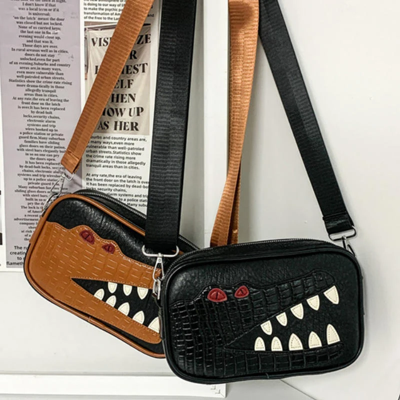 

Модная сумка через плечо с крокодиловым узором, прямоугольная сумка через плечо с широкими ремнями, большая вместительная сумка на молнии для пары, сумка для покупок и отдыха