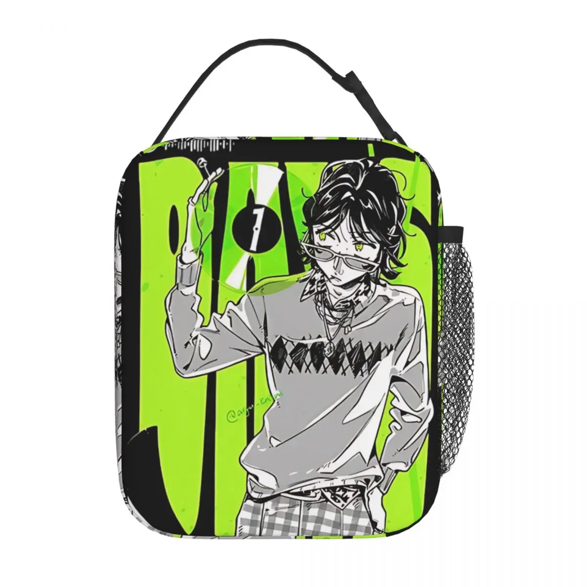 Der Guy She Was Interested In Isolierte Lunchtaschen-Thermotasche   Essensbehälter, hohe Kapazität, Tragetasche, Lunchbox, Lebensmittelaufbewahrungstaschen