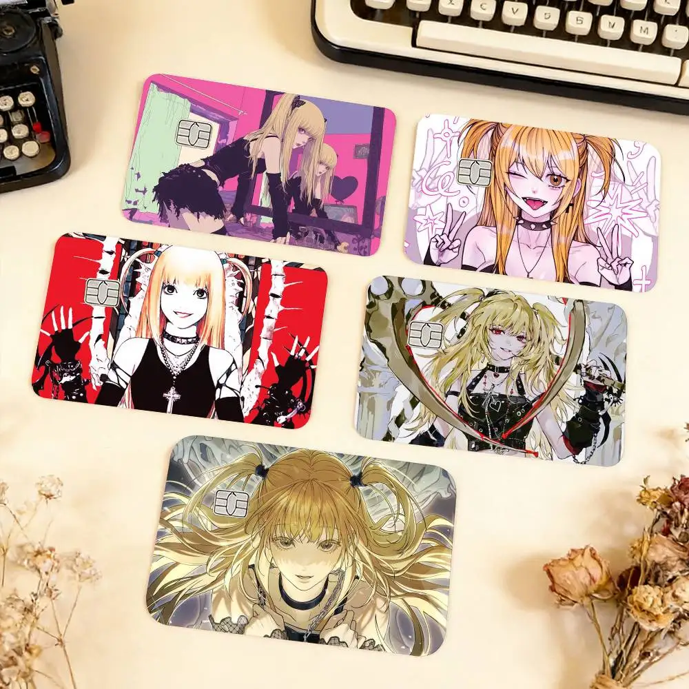 

Misa Amane Comic Character Waterproof Film Skin Cover Credit Card Stickers Debit Front Bank Bus Pass