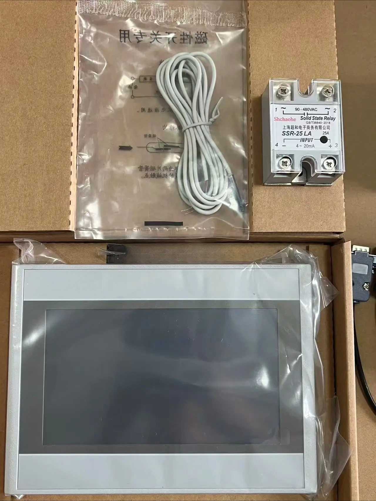 Repair LCD screen equipment pulse pressing machine control system touch screen temperature controller PLC logic controller