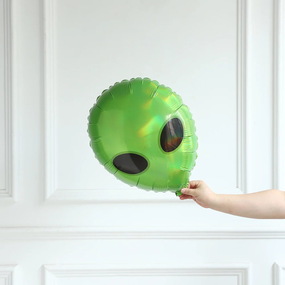 122-teiliges Alien-Ballon-Girlanden-Set UFO-Raumschiff Kuh Explodierender Stern Folienballons Weltraum-Universum-Themen Geburtstagsparty-Dekoration – Detail 5