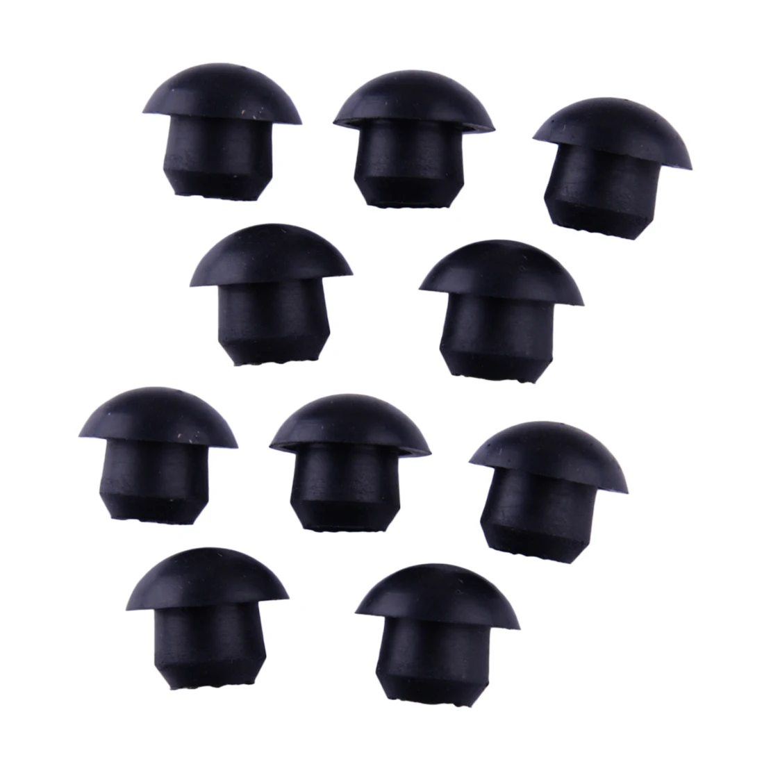 20pcs/Set Universal Car Horizontal Hydraulic Jack Parts Floor Plug Bottle Oil Fill Plug Bung Top Pressure Rod Black Rubber