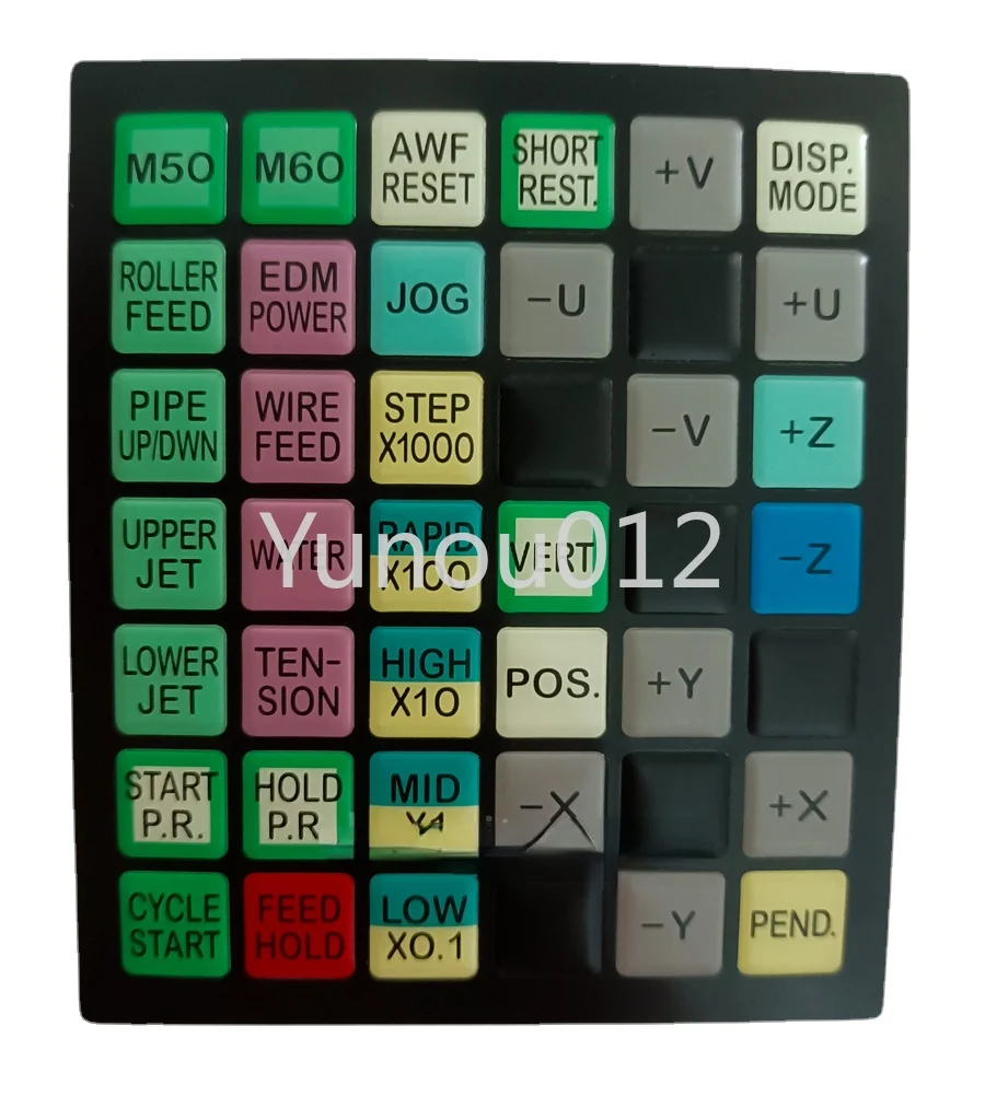 Wire Edm Membrane Sheet (keyboard Mask) A98L-0001-0992#E Keyboard Panel Control Panel for Fanuc DWC-iA,iB,iC Fanuc